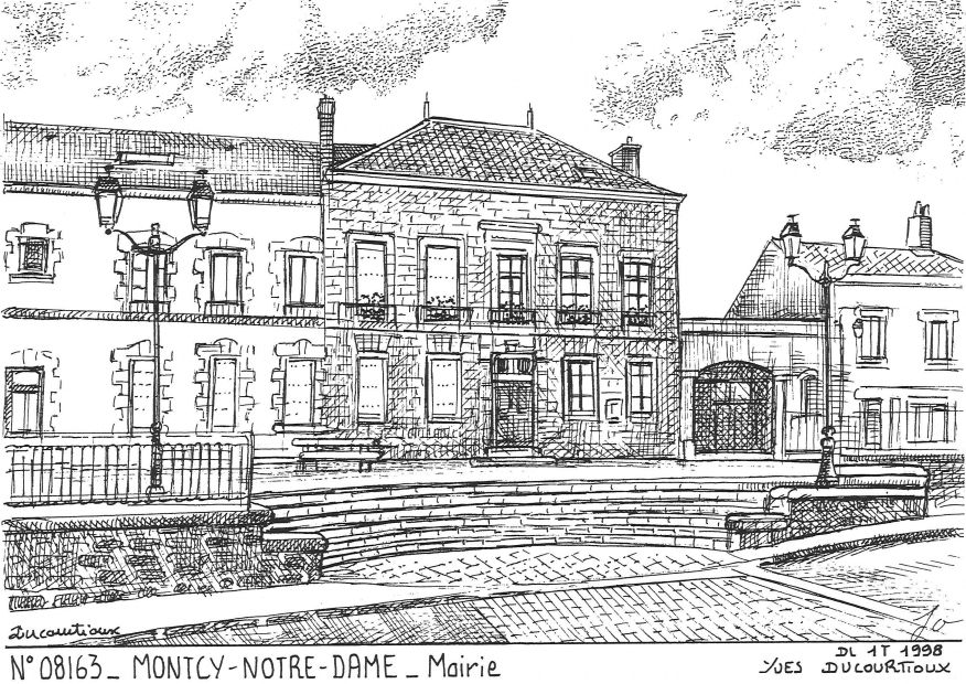N 08163 - MONTCY NOTRE DAME - mairie